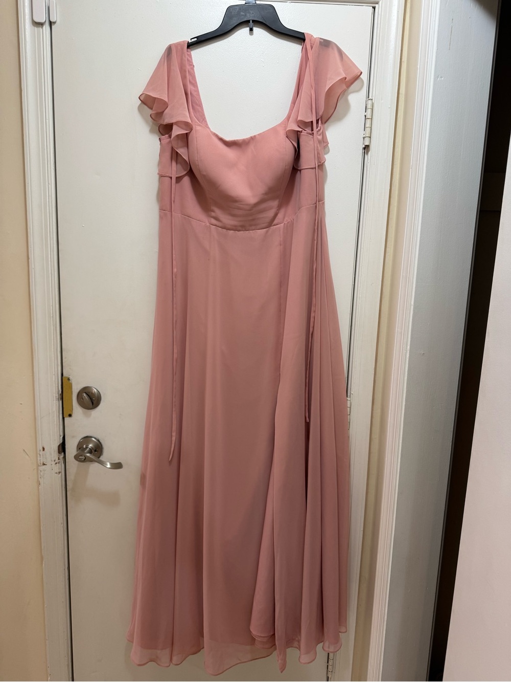 Azazie Maxi Dress in Dusty Rose